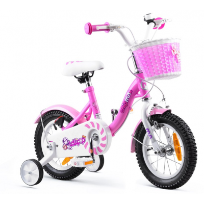 Detský bicykel 12" Royal Baby Chipmunk MM CM12-2 ružovo-biely 